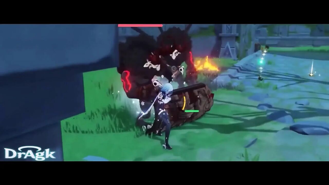 Hu Tao Genshin Impact Compilation Hilichurl Edition Ayaka Jean Shogun Raiden Amber