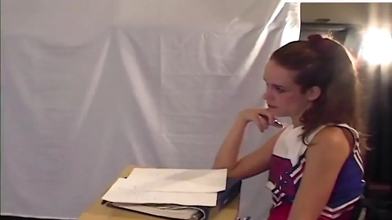 Sexy girl strokes her clit then fingers her pussy