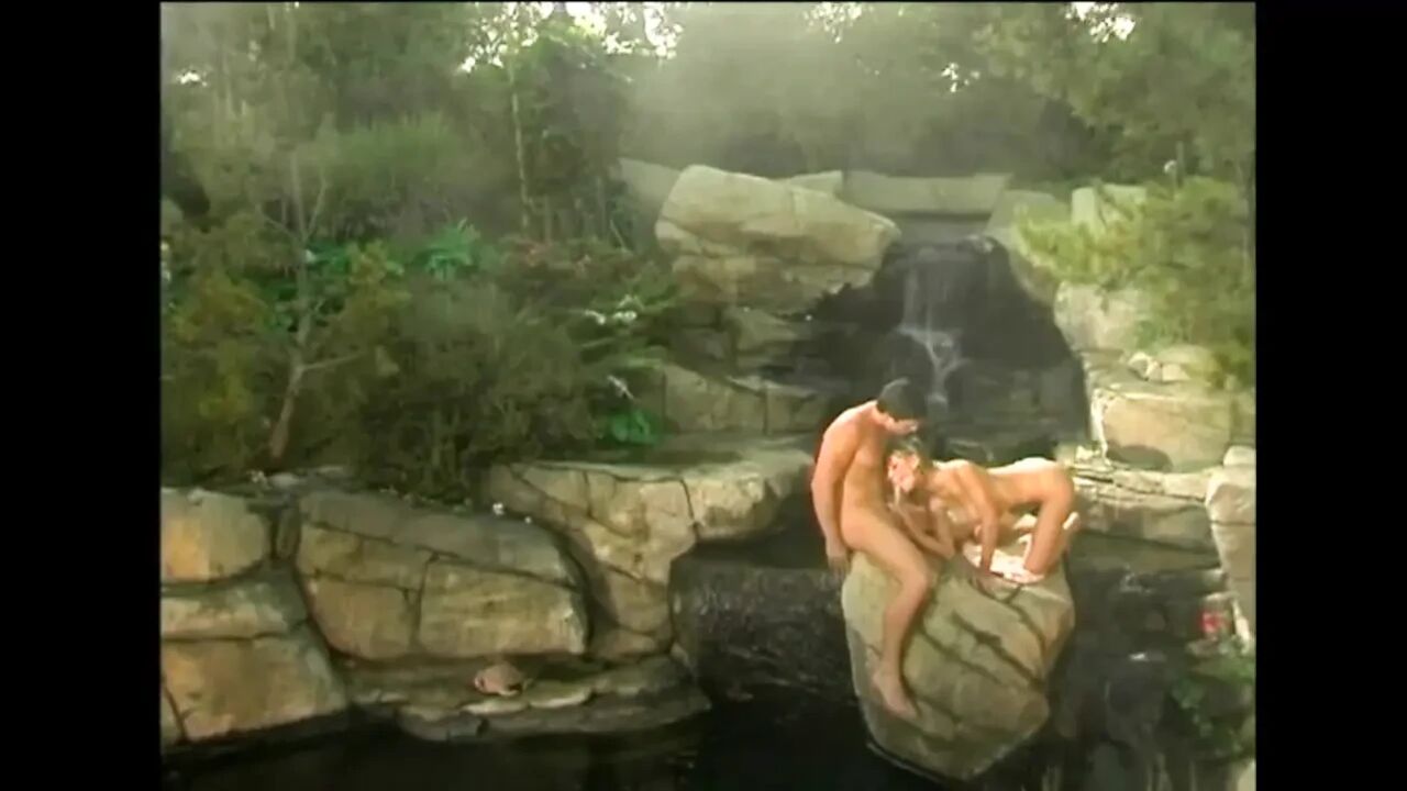 Blonde with big boobs takes a massive cock