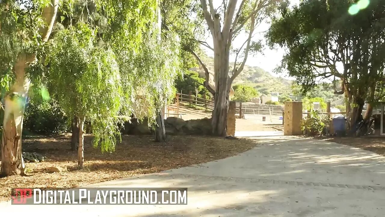 DIGITALPLAYGROUND - From Yoga Poses To Outdoor Passion, Olive Glass And Danny Fuck In Public