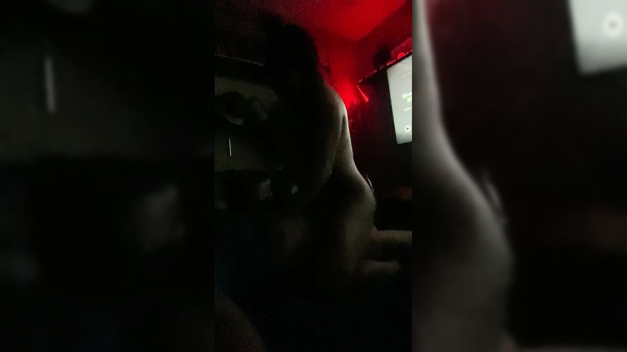 Getting in the room, uncensored because it's dark