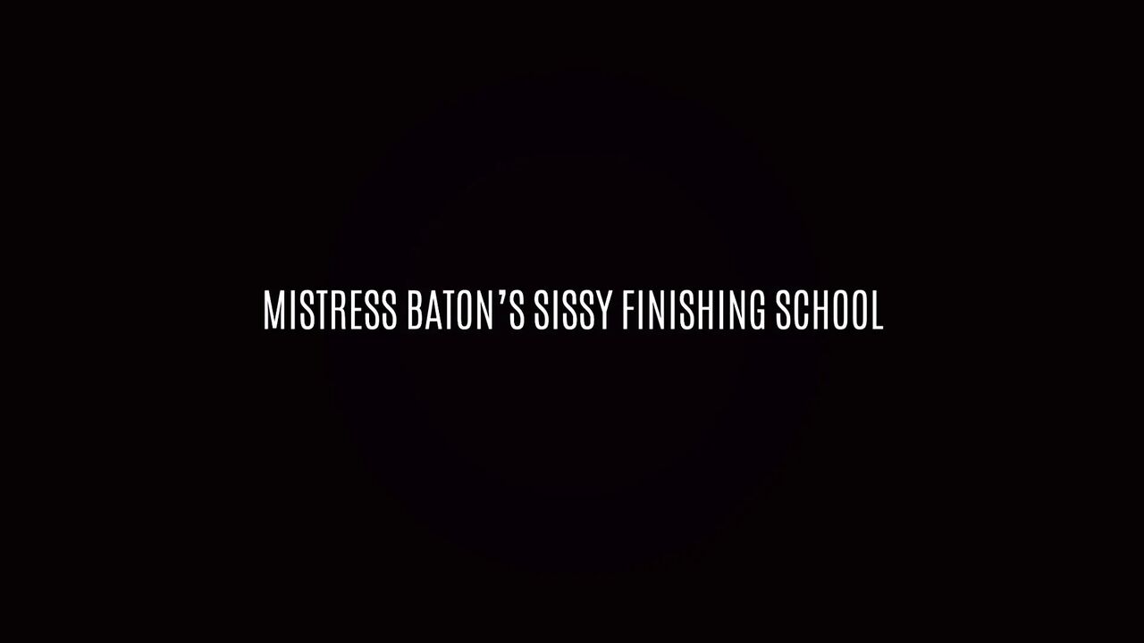 Mistress Baton’s Sissy Finishing School Guest Starring Mistress Vixen: Sissy Caning & BJ Training