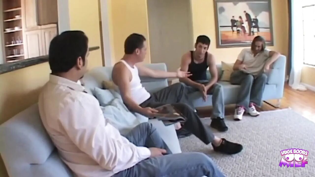 Many Guys Were Waiting This Girl to Come so They Could Get Their Dicks Sucked