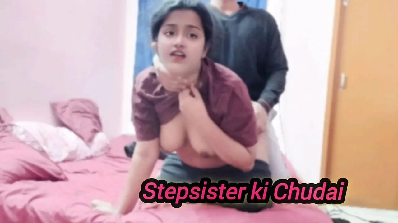 Big boobs desi stepsister seduced her 19 year old Indian stepbro