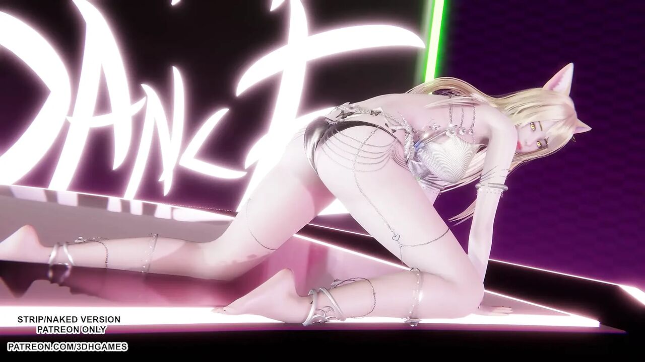 MMD Ahri Hot Erotic Dance League of Legends Hentai Uncensored 4K 60FPS