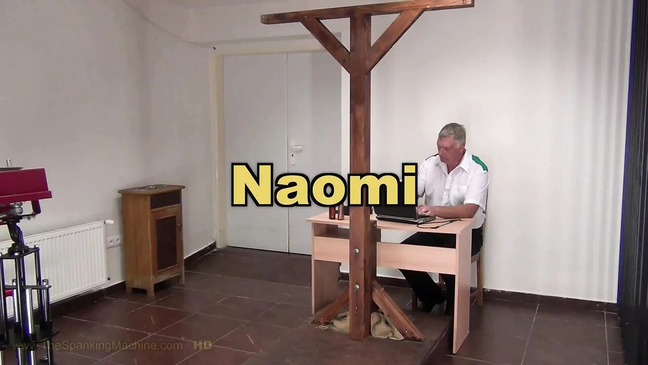 Naomi1 Spanking Machine - Bare Back Whipping