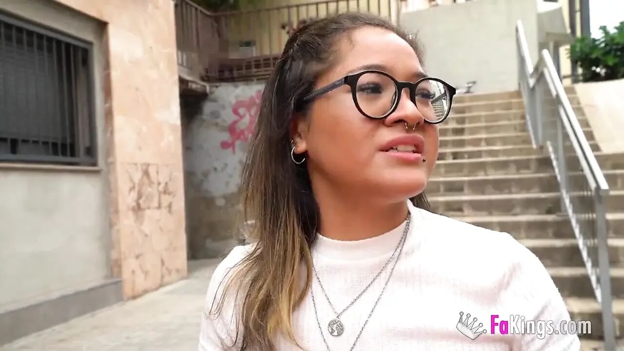 Amateur teen Beth Choy makes her dreams come true and begins her porn career!