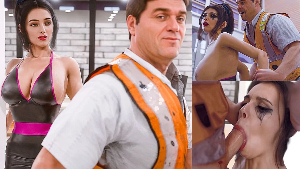 Hot Desperate Housewife Fucked and Dominated by a Dirty Construction Worker