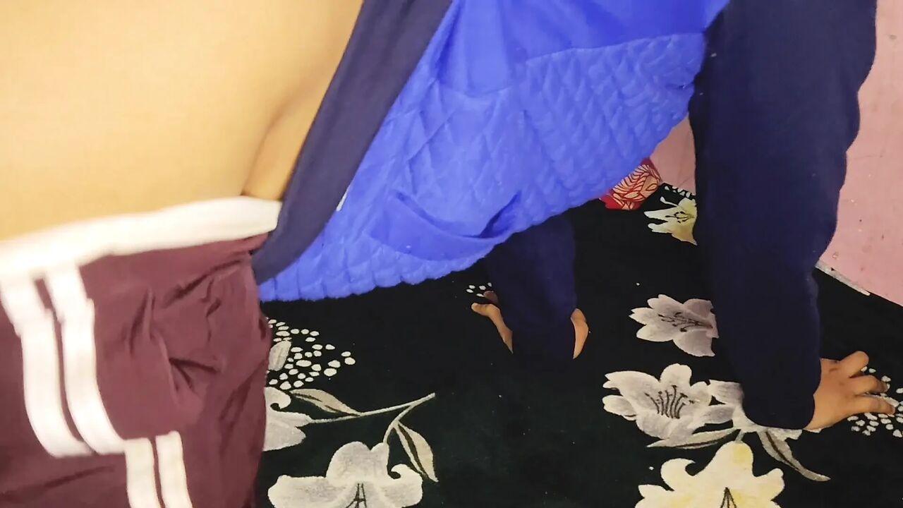 My stepsister caught while shooting the video then I fuck her in panty