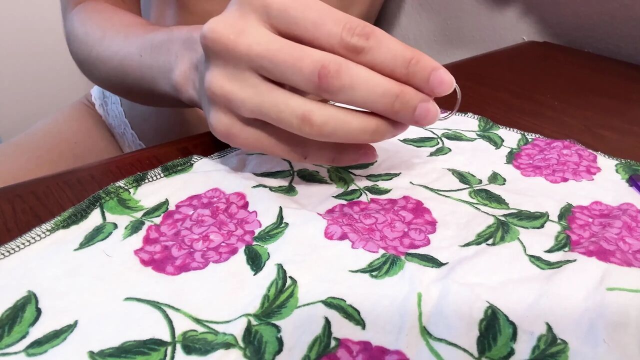 Hands Close-up: Filing, Buffing, Rings Try-on
