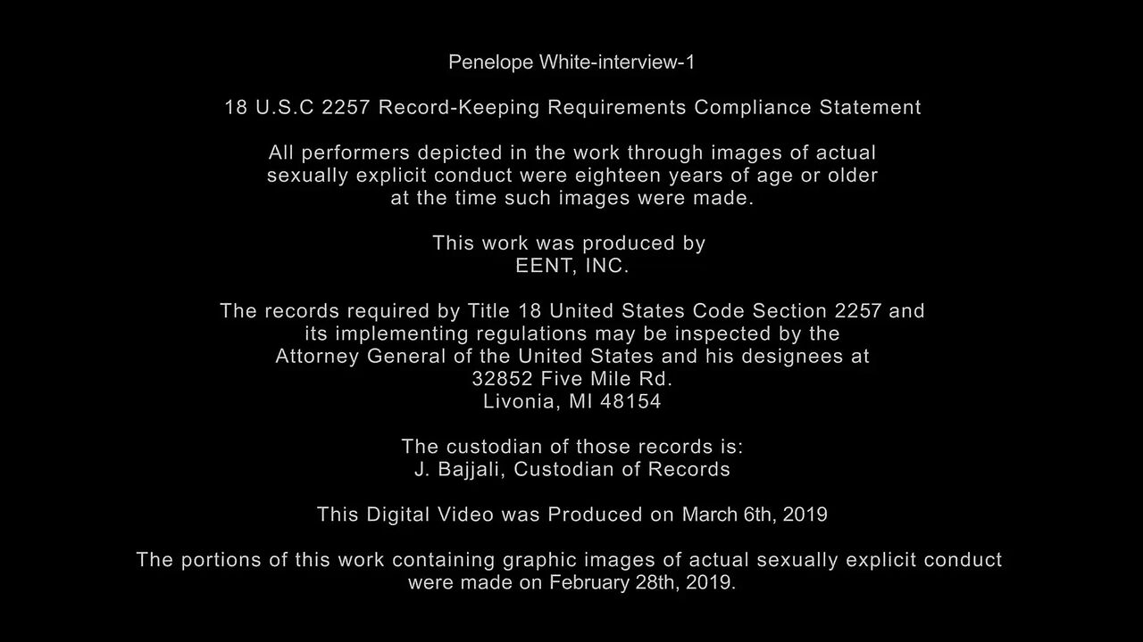 Penelope White Interview