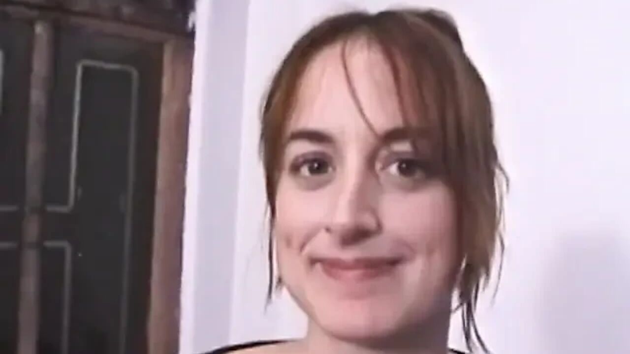 Hot girl gets tits fondled after ass is whipped while bound