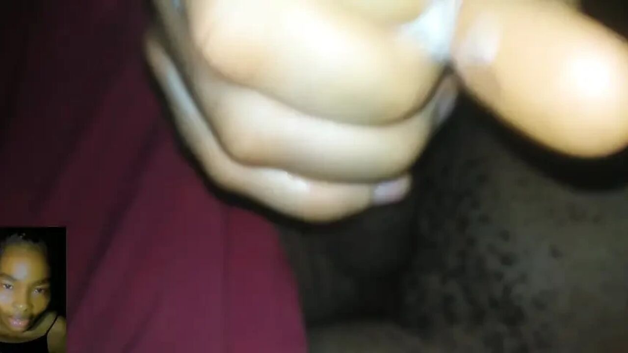 Masturbating with my online girlfriend