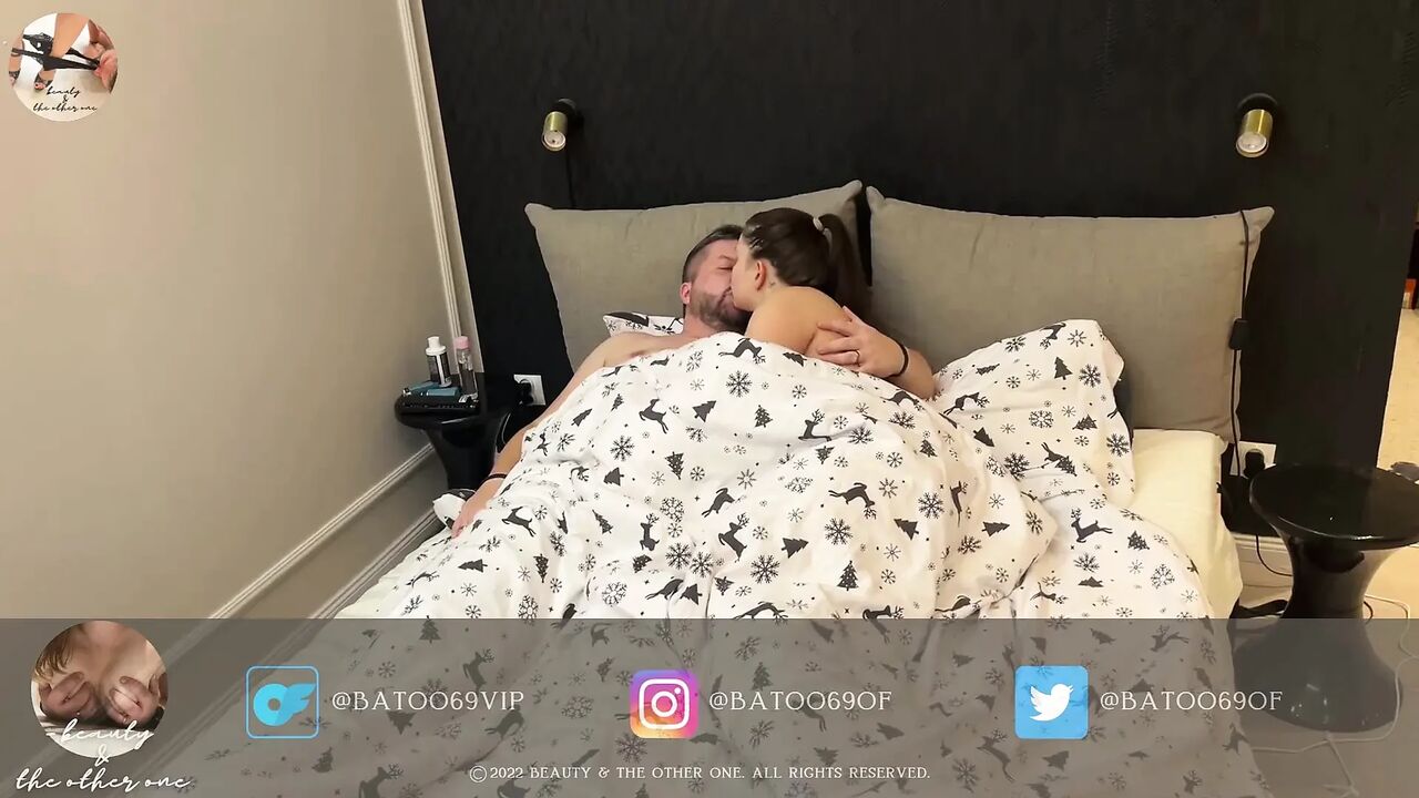 Amateur milf gets her face fucked rough in bed