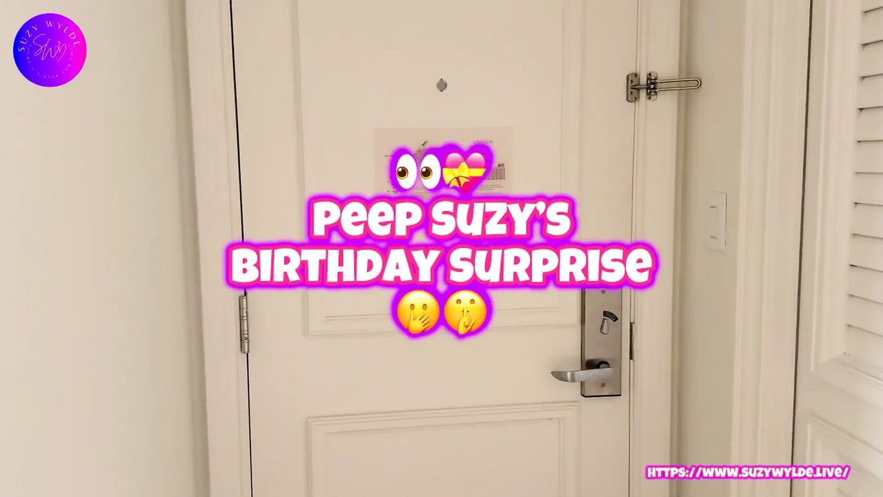 Peep Suzy's Birthday Surprise