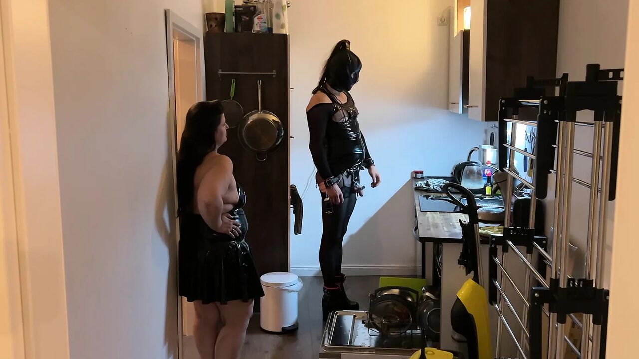 Fetish Lofts Clean up Session with TV Slave Part 3-3