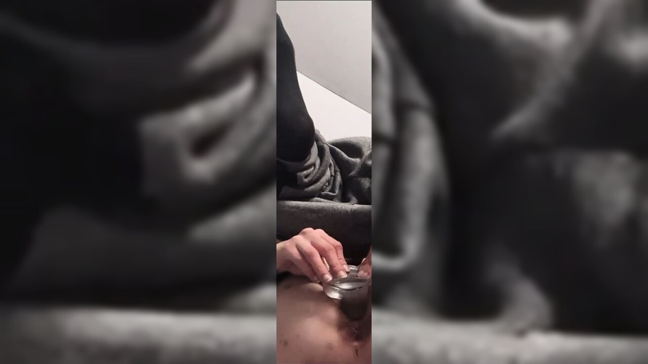 Dildo in my ass and pussy