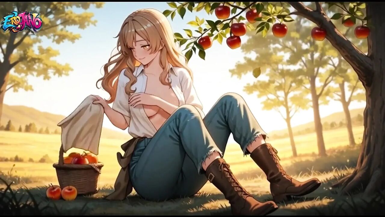 Between Apples and Wind a Moment of Calm