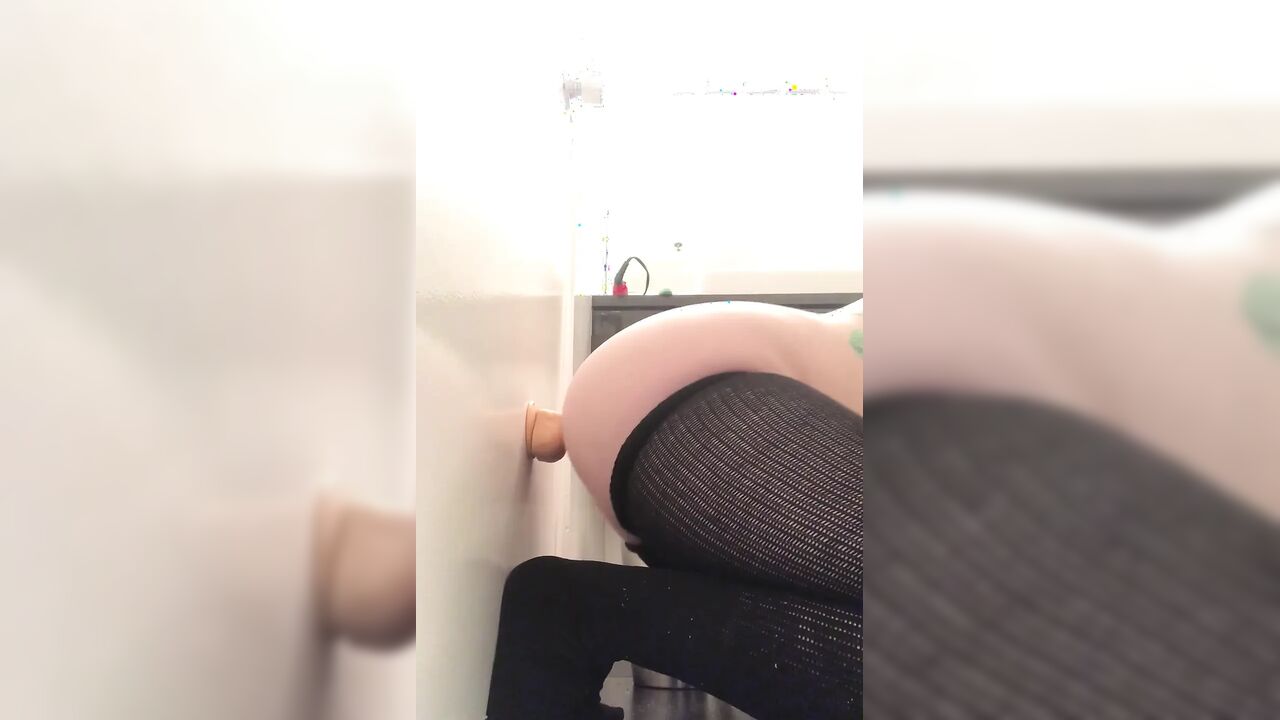 Riding dildo with my ass