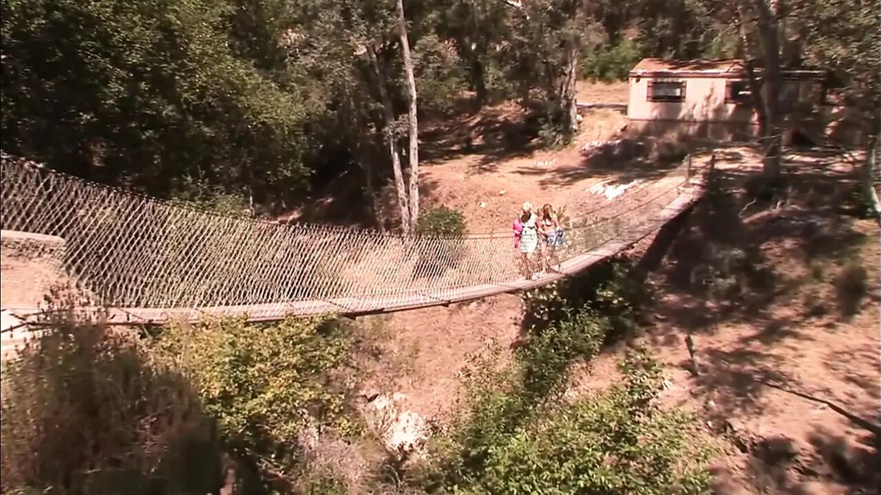 Blonde Slut Rides a Big Hard Black Cock Outdoor