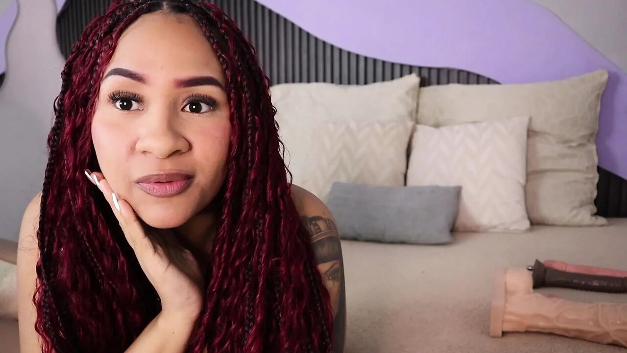 Giant dildo fucks my big tits for you
