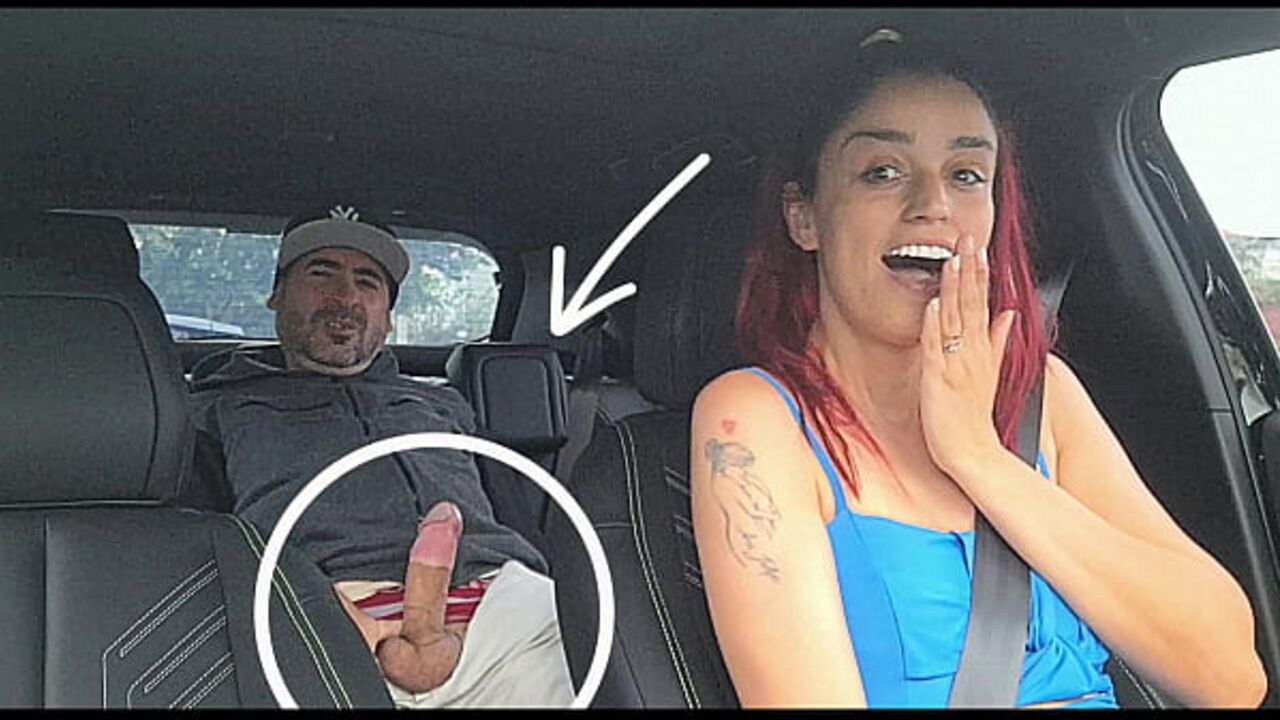 Naughty ride-share driver lets passengers masturbate!