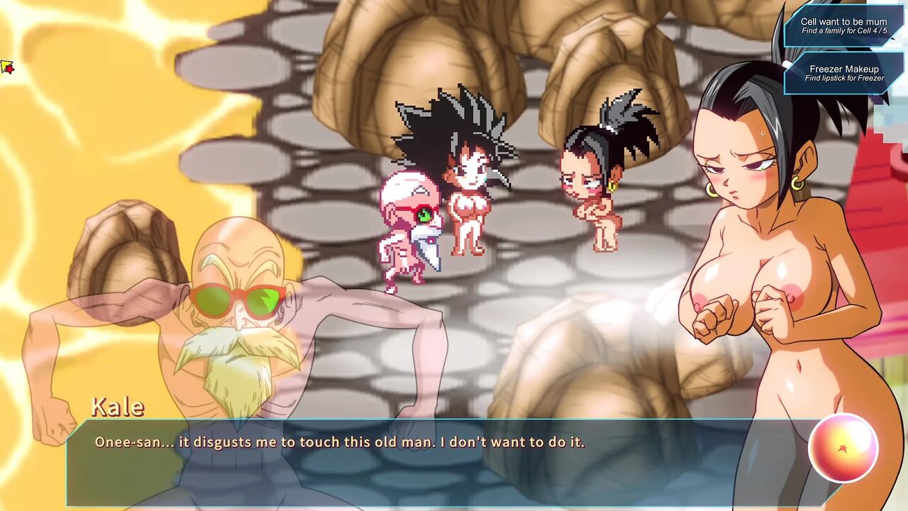 Kame Paradise Multiversex 3 - Looking for the camera to photograph the busty Bulma