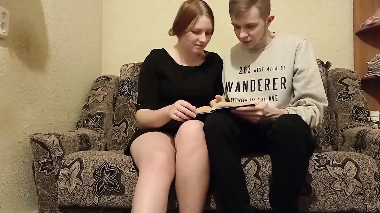 Came to help with lessons and fucked a college girl