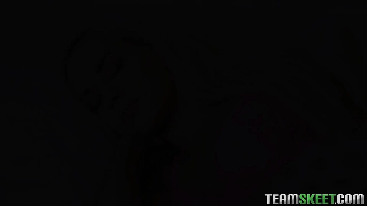 Tiny blonde gets wet for a tall big dick stud