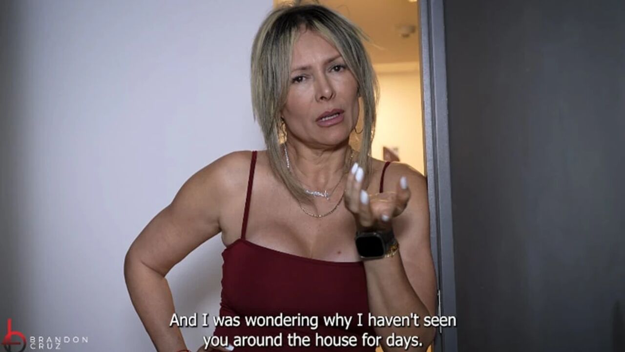 My Mature Neighbor Waits for Her Husband to Leave So I Can Fuck Her - Brandon Cruz & Monique Fuentes