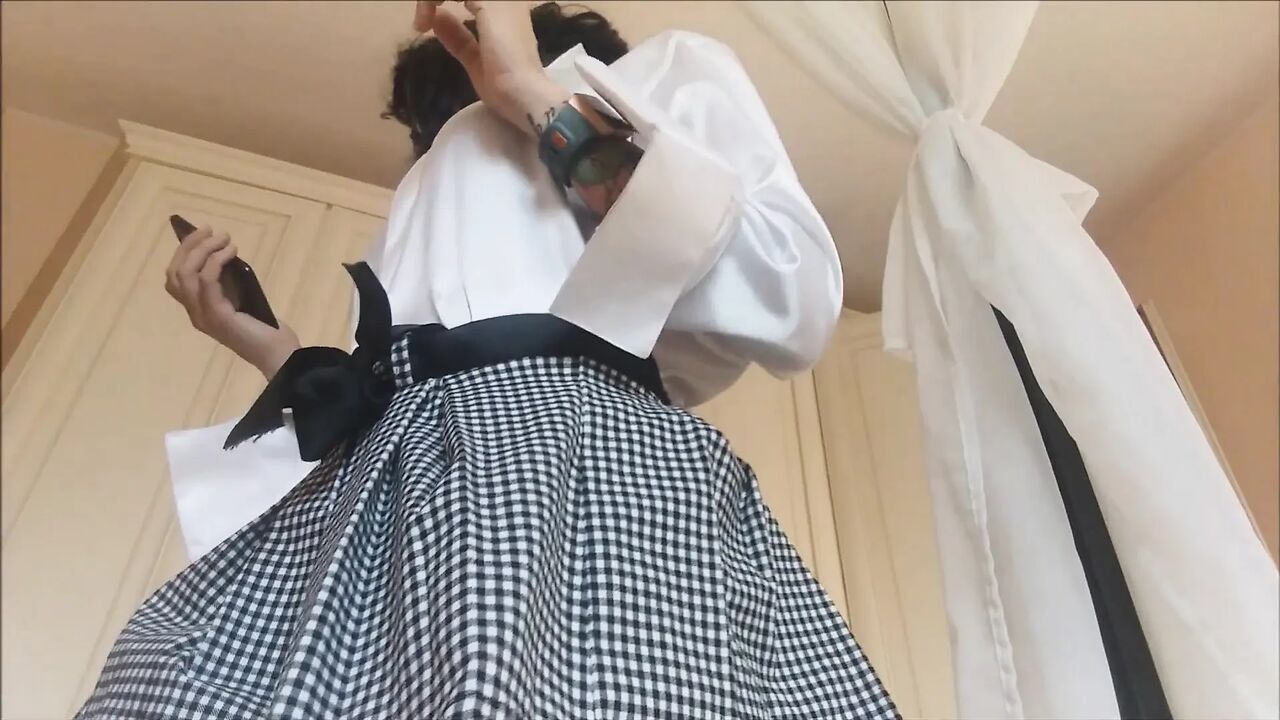The Secretary Lifts Her Skirt