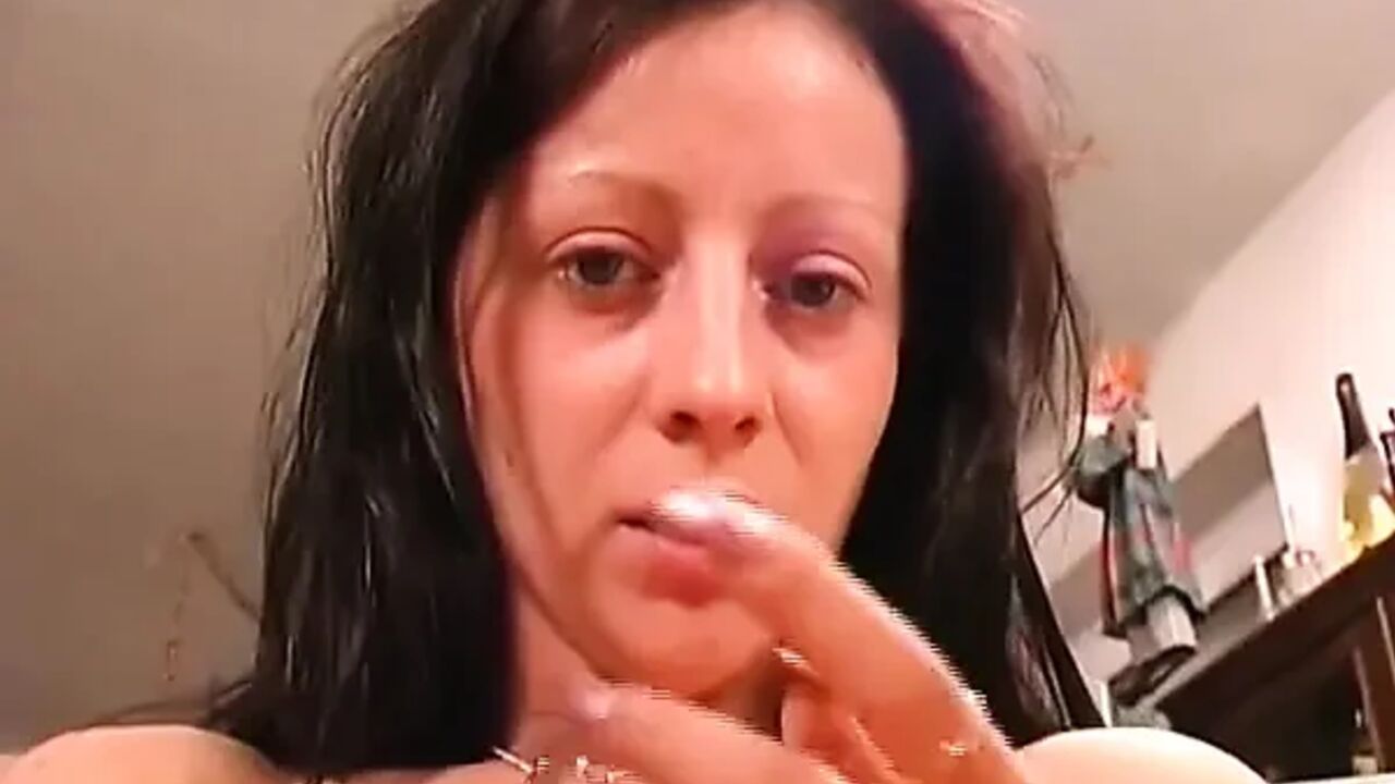 Perfect Amateur Babe From Germany Playing with Her Pussy on Casting