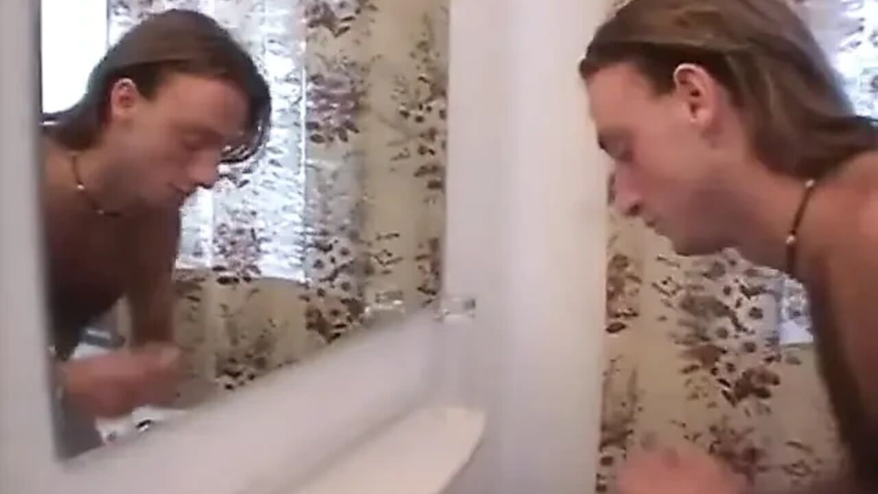 Horny Gradma with Big Tits Enjoys a Young Man in the Shower