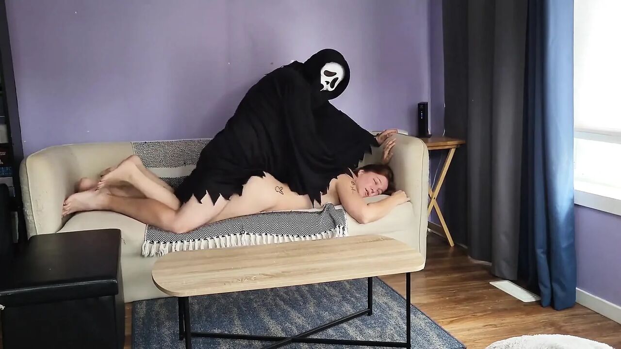 Celaena C Riding Ghost Face Cock