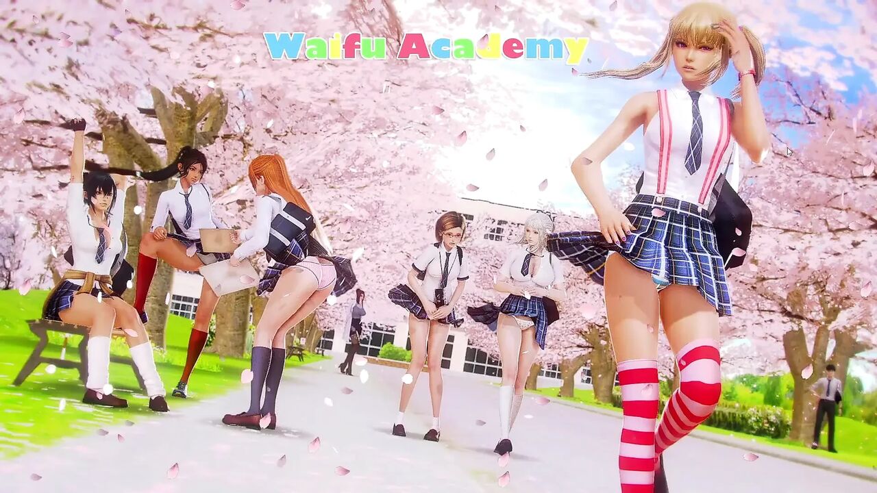 Waifu Academy - Rechel Porn Collection [18+] Nude Scenes Porn Game Play