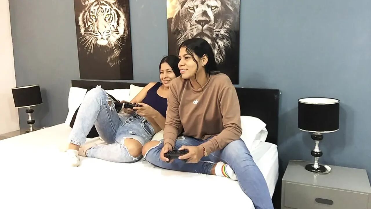 I compete with my girlfriend playing and the one who loses gets