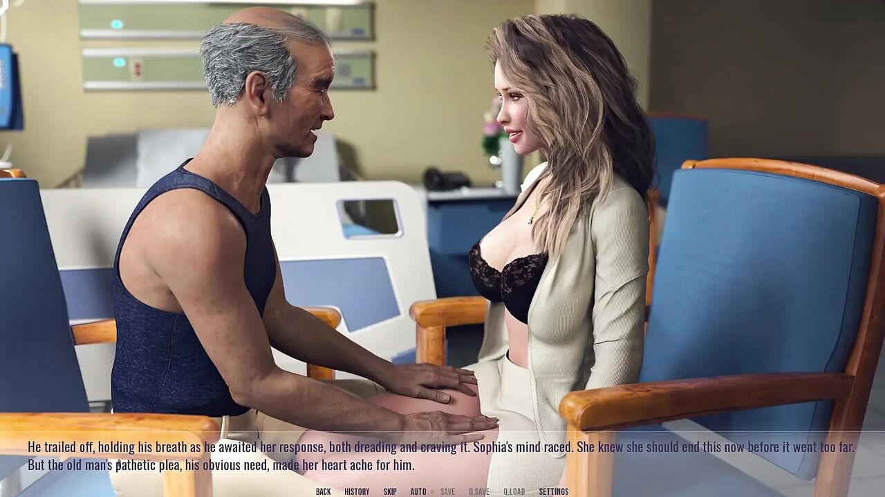 Awam 2 Sofia Real Fuck Edtion - Naughty Nurse Pt2 - Her Slutty Ways Milking 80yo Gibbs' Old Cock Dry