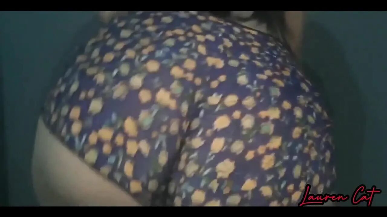 Brunette Shaking Her Hips and Taking Cum in the Mouth