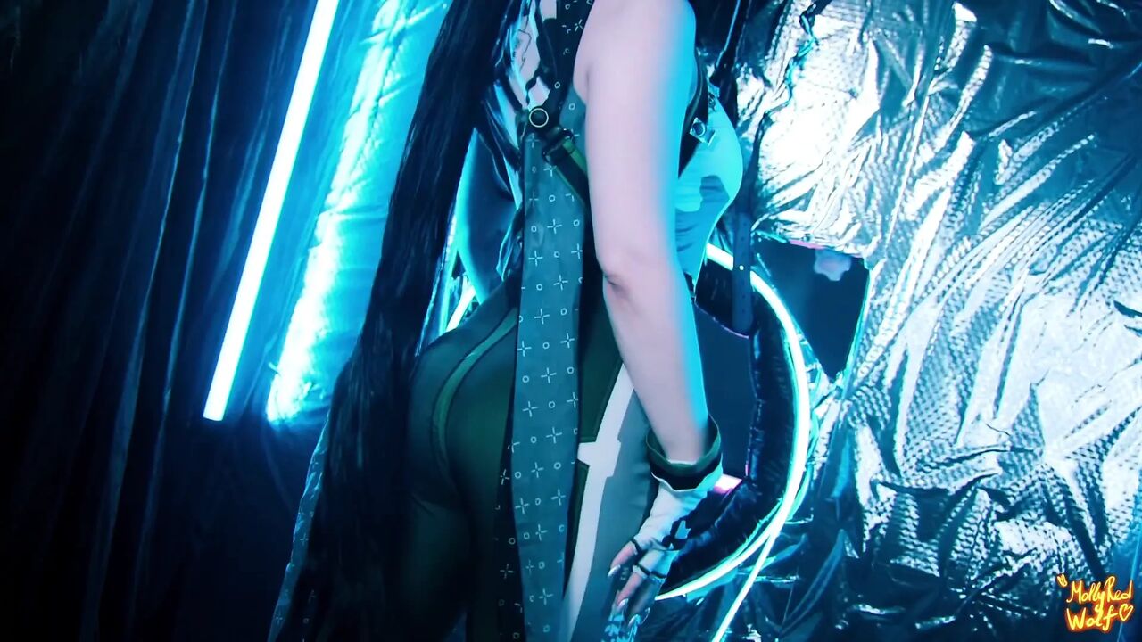 Stellar Blade. Glory Hole from EVE. Deepthroat and facial - MollyRedWolf