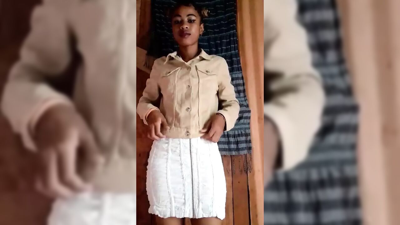 Black Teen Babe Stip for You
