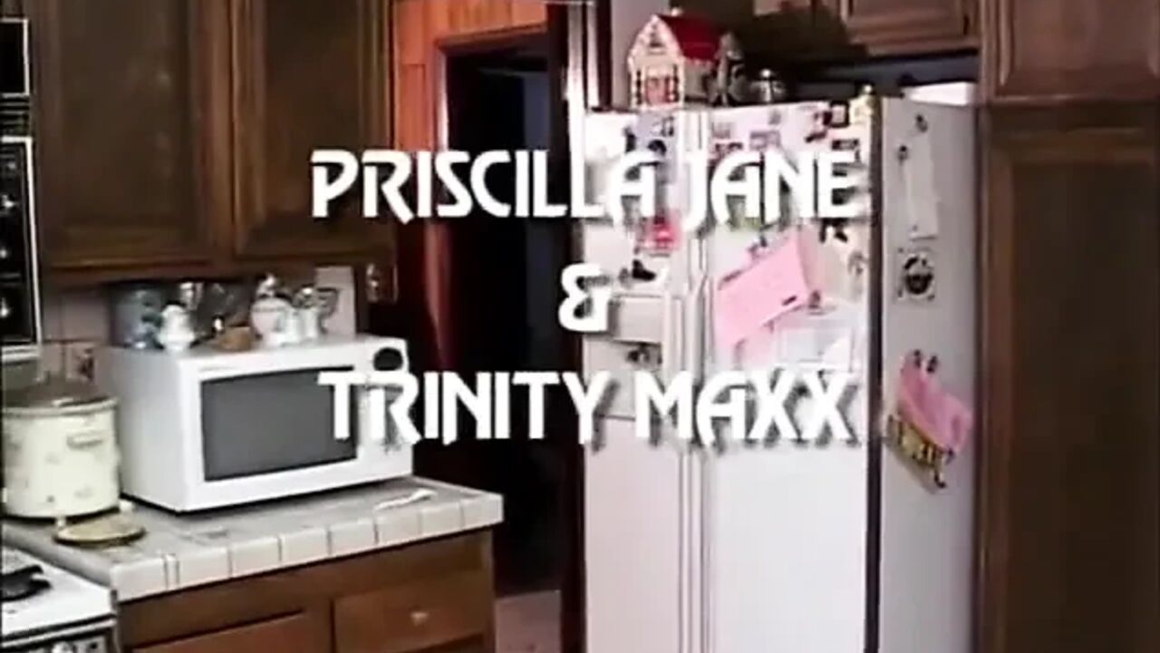 Sexy blonde and big boobs red hair lesbians dildo sucking pussy dildo penetrated in the kitchen