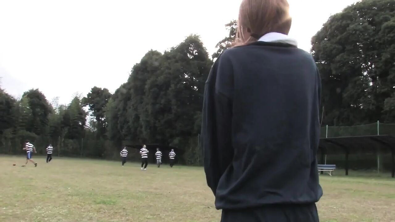 Stunning Japanese beauty gets plowed hard by a rugby team