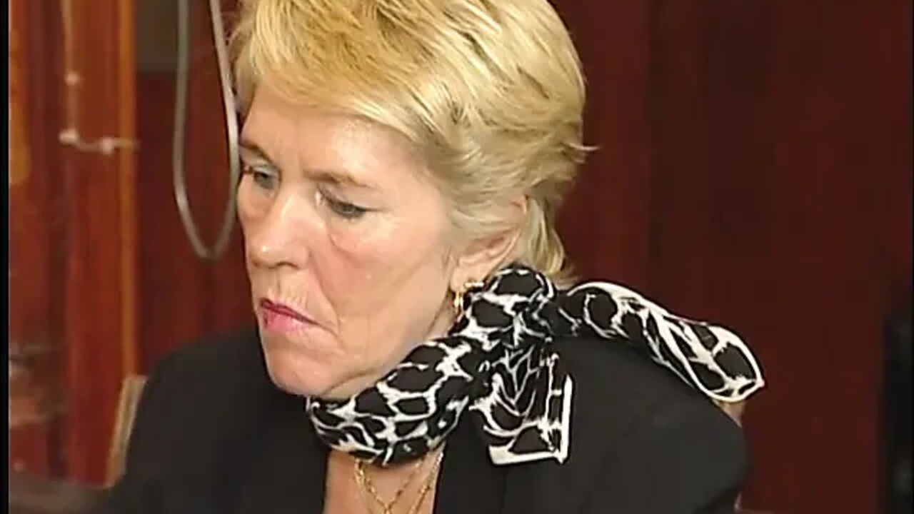 Blonde granny gets fucked in the office after sucking a hard cock