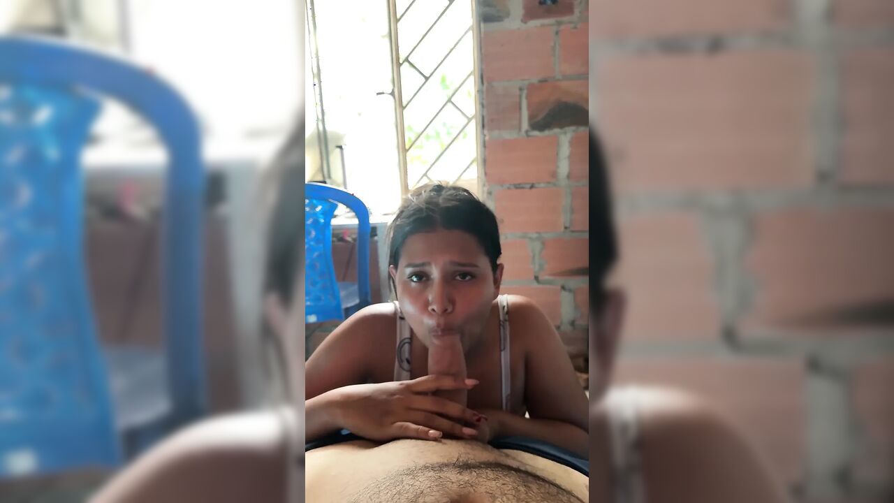 Fucking My Stepbrother at Home with the Visitor in the Living Room