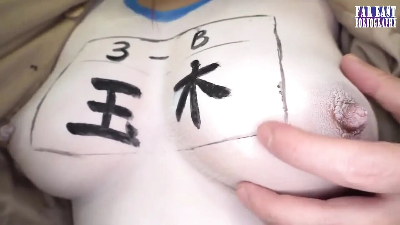 City-bold G Cup Tease on a Sultry Body-paint Exposed Date Phase.2