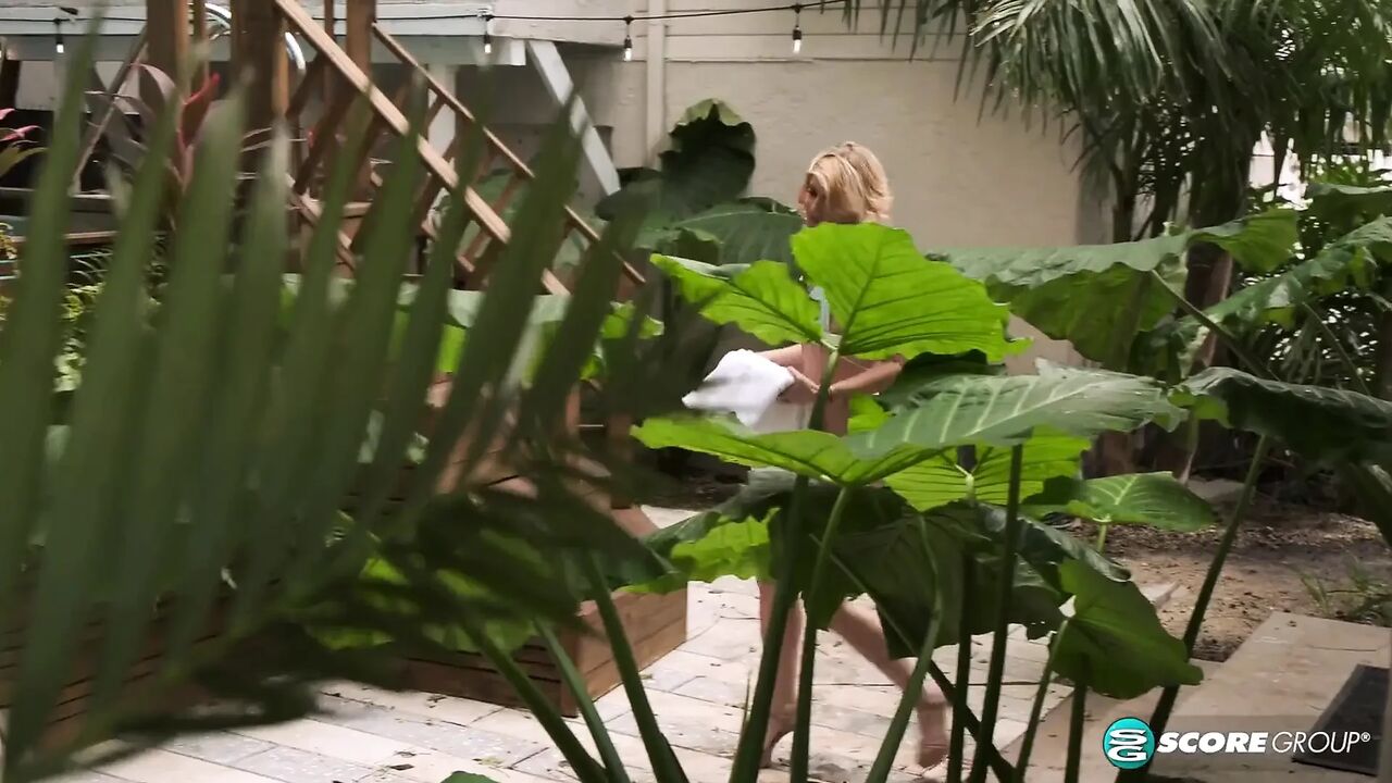 Alby Daor: 51-year-old Petite MILF Fucks Her Voyeur