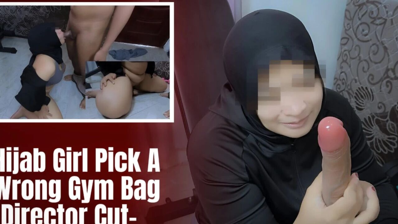 [dc] Asian Hijab Girl Pick a Wrong Gym Bag, Dildo in Her Pussy and Dick in Her Mouth - Minokiiko