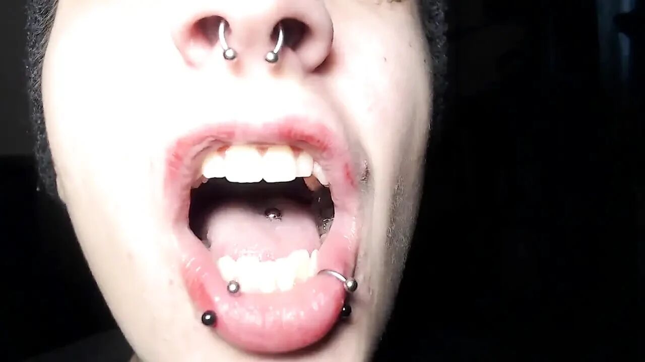 Deep inside Val's mouth