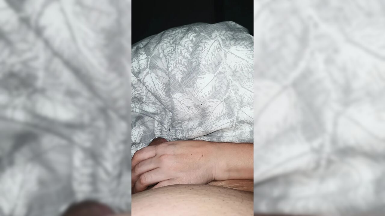 Step mom relaxing massage for step son big dick in bed