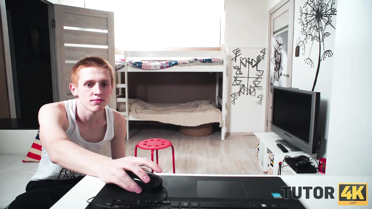 How My Stepbrother Fucked a Tutor, Pretending to Be Stepdead!